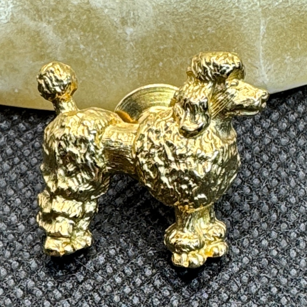 Avon Vintage Goldtone Poodle Pin